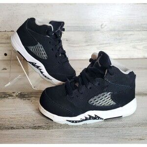 Nike Air Jordan 5 Retro TD 'Oreo' 2021 Athletic Sneakers (440890-011) Toddler 6C